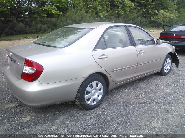 4T1BE32K04U865653 - 2004 TOYOTA CAMRY LE/XLE/SE თაფლისფერი ფოტო 4
