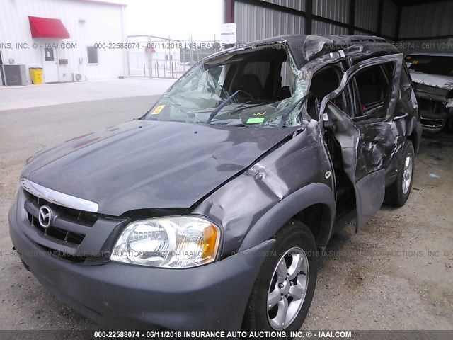 4F2YZ02Z66KM04504 - 2006 MAZDA TRIBUTE I SILVER photo 6