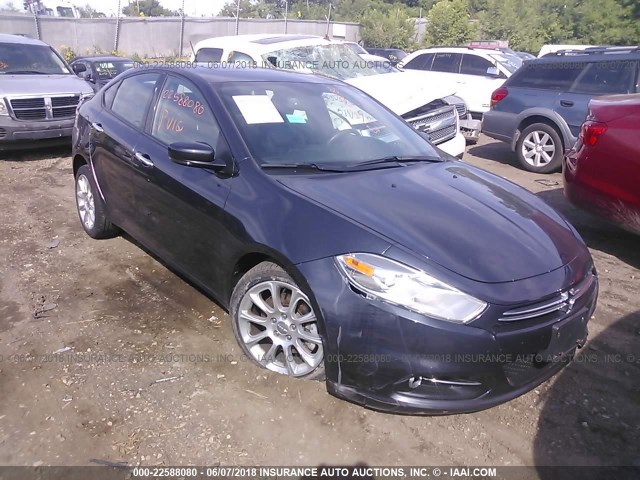 1C3CDFCH5DD330743 - 2013 DODGE DART LIMITED/R/T GRAY photo 1