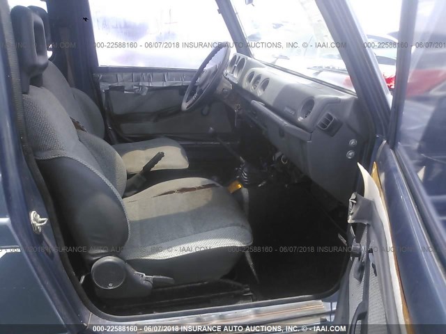 JS4JC51V4J4142202 - 1988 SUZUKI SAMURAI BLUE photo 5