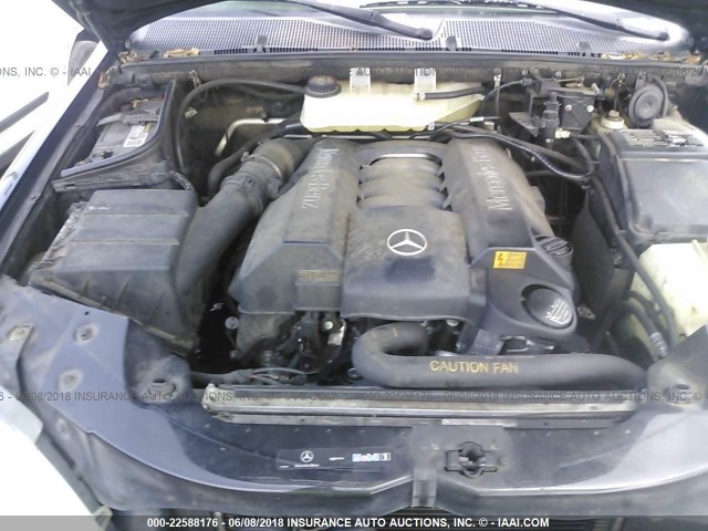 4JGAB75E55A518405 - 2005 MERCEDES-BENZ ML 500 BLACK photo 10