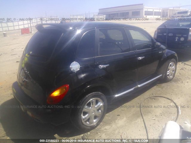 3C8FY68B55T641021 - 2005 CHRYSLER PT CRUISER LIMITED BLACK photo 4