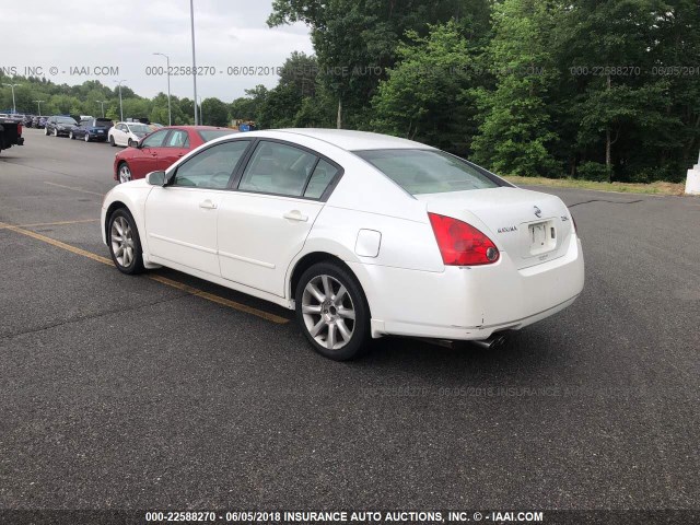 1N4BA41E94C899409 - 2004 NISSAN MAXIMA SE/SL WHITE photo 3