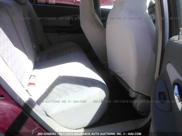 1G1ZT54875F324524 - 2005 CHEVROLET MALIBU LS 红色 照片 8