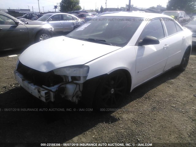 1G2ZG58B874195228 - 2007 PONTIAC G6 SE WHITE photo 2