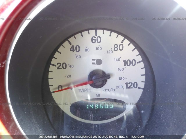 3C3EY55E95T286896 - 2005 CHRYSLER PT CRUISER TOURING MAROON photo 7