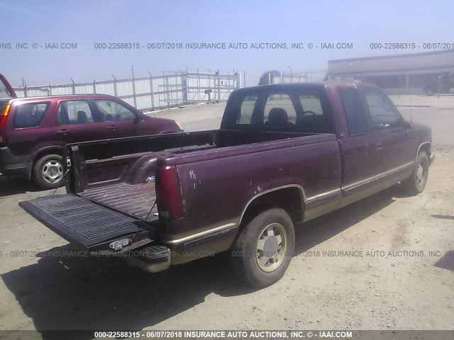 2GTEC19K3S1592671 - 1995 GMC SIERRA C1500 PURPLE photo 4