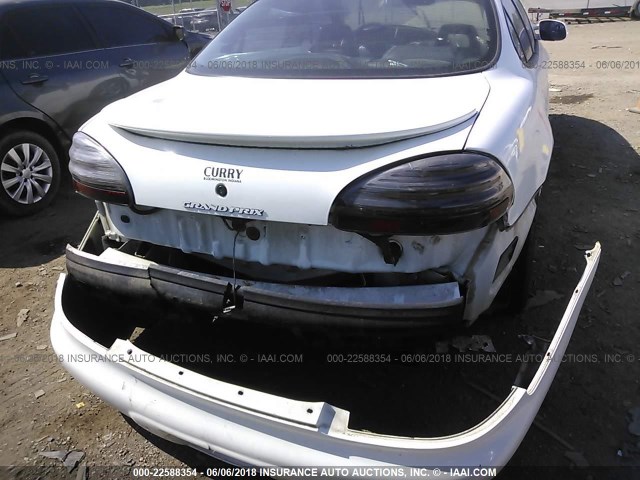 1G2WP52K0YF349657 - 2000 PONTIAC GRAND PRIX GT WHITE photo 6