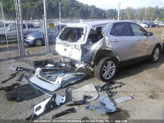 3GNAXVEV3JL113843 - 2018 CHEVROLET EQUINOX PREMIER SILVER photo 4