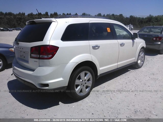 3C4PDCBB0GT164865 - 2016 DODGE JOURNEY SXT WHITE photo 4