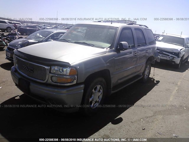 1GKEK63U32J259391 - 2002 GMC DENALI GOLD photo 2