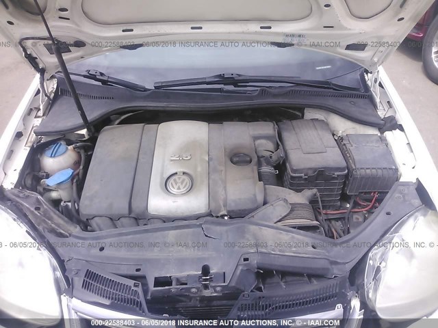 3VWEF71K17M196970 - 2007 VOLKSWAGEN JETTA WOLFSBURG 白色 照片 10