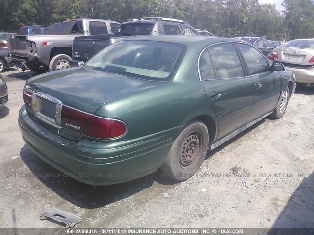 1G4HP52K234150260 - 2003 BUICK LESABRE CUSTOM GREEN photo 4