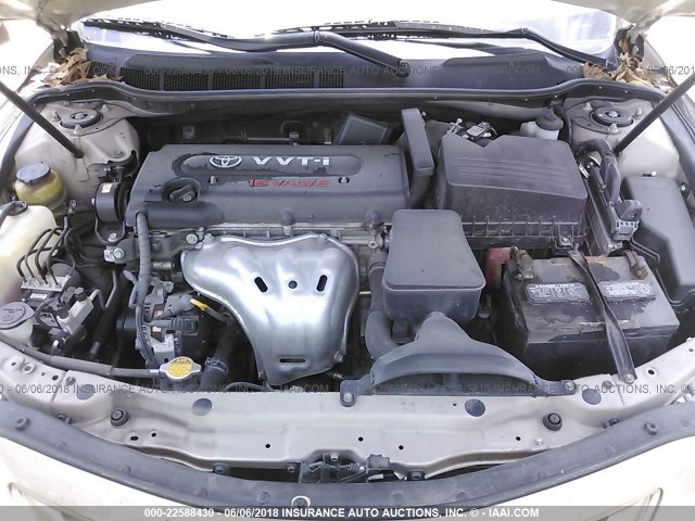 4T1BE46K47U690473 - 2007 TOYOTA CAMRY NEW GENERAT CE/LE/XLE/SE GOLD photo 10
