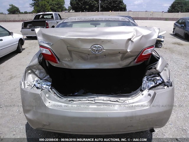 4T1BE46K47U690473 - 2007 TOYOTA CAMRY NEW GENERAT CE/LE/XLE/SE GOLD photo 6