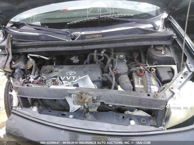 JTLKT334864068861 - 2006 TOYOTA SCION XB GRAY photo 10