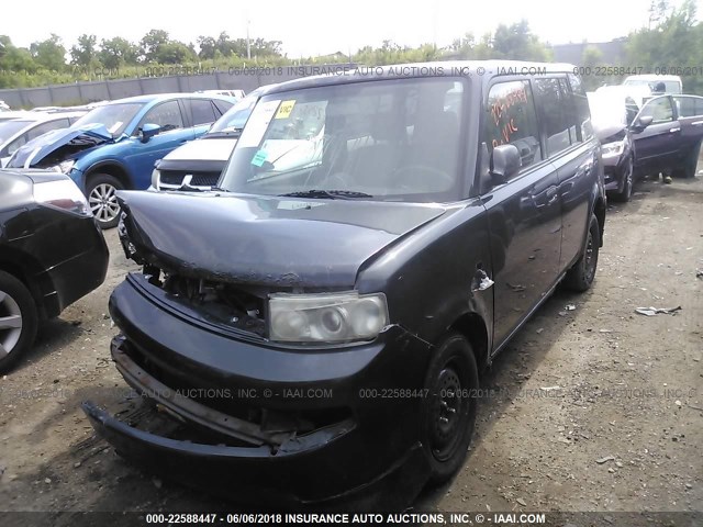 JTLKT334864068861 - 2006 TOYOTA SCION XB GRAY photo 2