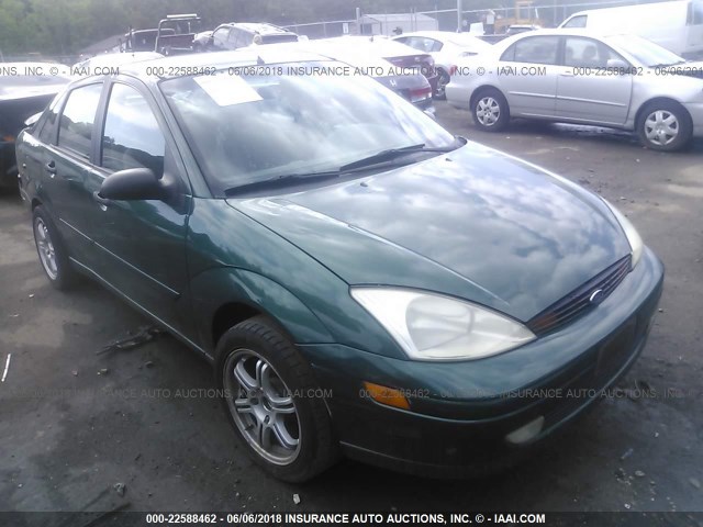 1FAFP34341W197450 - 2001 FORD FOCUS SE/SE SPORT GREEN photo 1