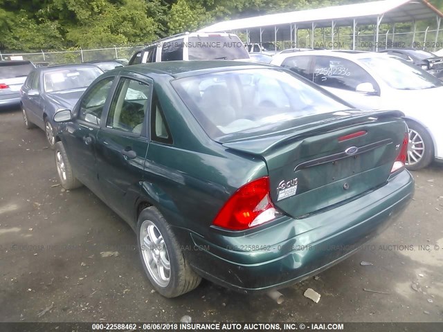 1FAFP34341W197450 - 2001 FORD FOCUS SE/SE SPORT GREEN photo 3