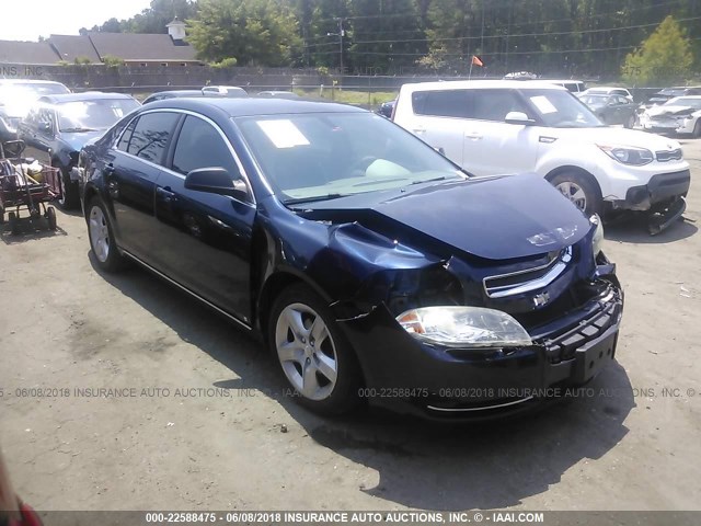 1G1ZG57B294177168 - 2009 CHEVROLET MALIBU LS ლურჯი ფოტო 1