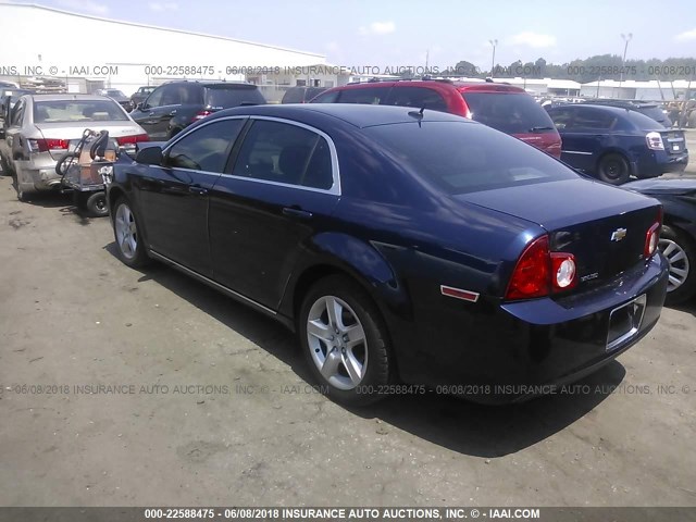 1G1ZG57B294177168 - 2009 CHEVROLET MALIBU LS ლურჯი ფოტო 3