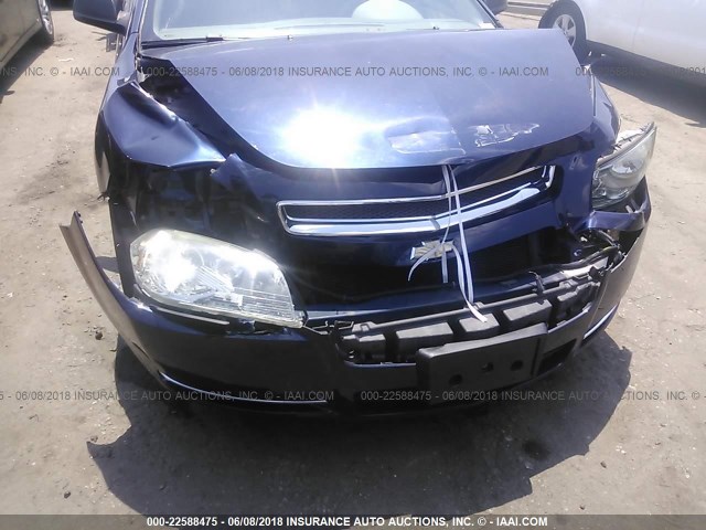 1G1ZG57B294177168 - 2009 CHEVROLET MALIBU LS ლურჯი ფოტო 6