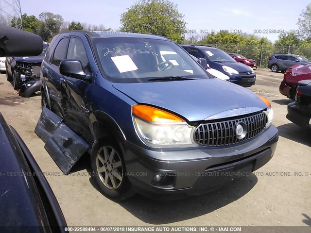 3G5DA03E52S597929 - 2002 BUICK RENDEZVOUS CX BLUE photo 1