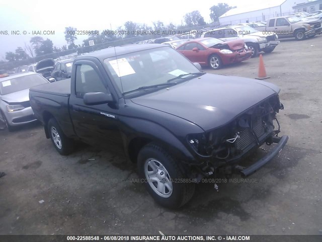 5TENL42N94Z463662 - 2004 TOYOTA TACOMA BLACK photo 1