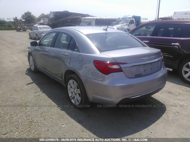 1C3CCBBB3DN538672 - 2013 CHRYSLER 200 TOURING GRAY photo 3