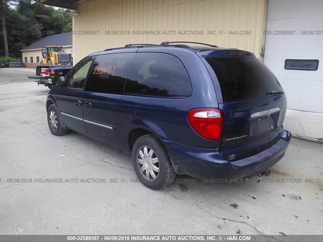 2A4GP54L46R829271 - 2006 CHRYSLER TOWN & COUNTRY TOURING BLUE photo 3