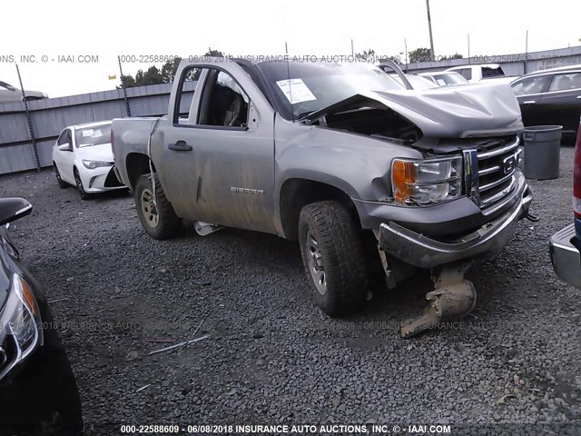 1GTN1TEX7DZ119577 - 2013 GMC SIERRA C1500 GRAY photo 1