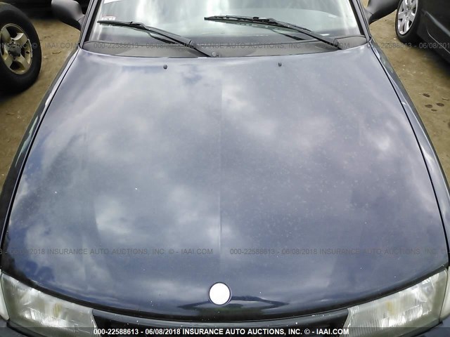 YS3DF58N6X2068548 - 1999 SAAB 9-3 SE BLUE photo 10