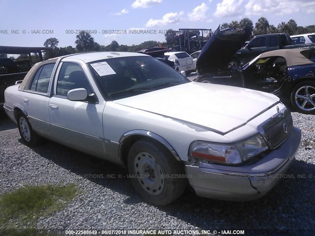 2MEFM74WX4X669999 - 2004 MERCURY GRAND MARQUIS GS WHITE photo 1