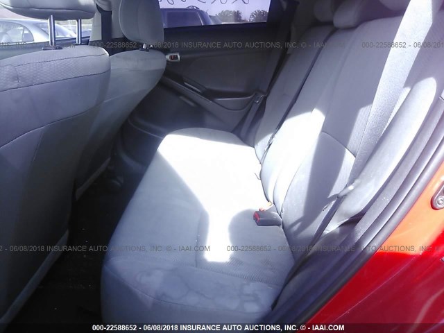 2T1KU4EE5CC889204 - 2012 TOYOTA COROLLA MATRIX  RED photo 8