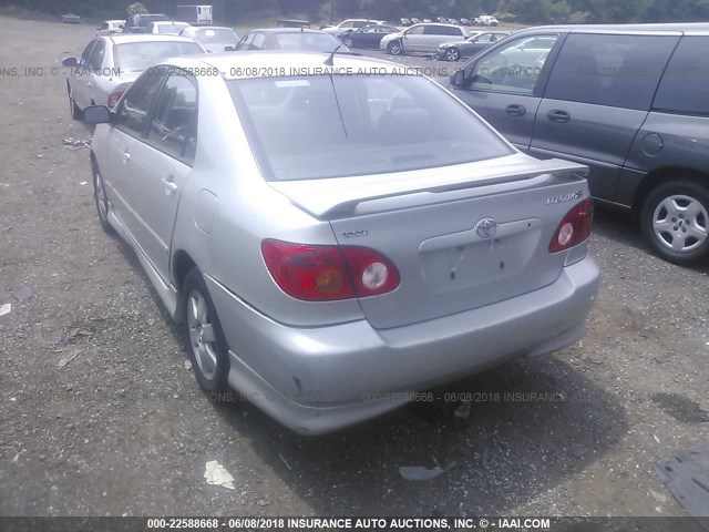 1NXBR32E73Z078681 - 2003 TOYOTA COROLLA CE/LE/S SILVER photo 3