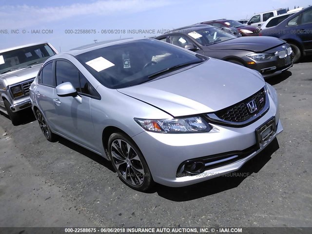 2HGFB6E53DH711416 - 2013 HONDA CIVIC SI SILVER photo 1