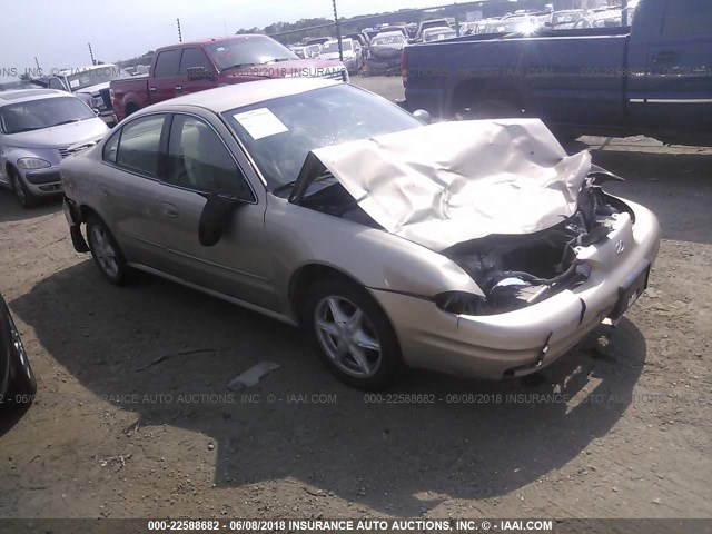 1G3NL52E03C154049 - 2003 OLDSMOBILE ALERO GL GOLD photo 1