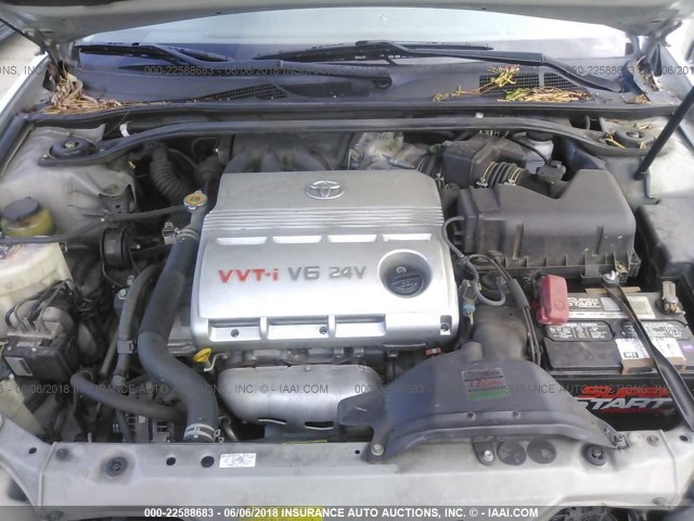 4T1BF30K45U612921 - 2005 TOYOTA CAMRY LE/XLE/SE Күміс фото 10