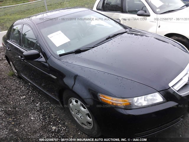 19UUA66225A058544 - 2005 ACURA TL BLACK photo 1