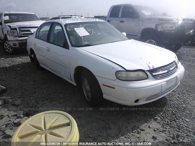 1G1NE52JX2M603309 - 2002 CHEVROLET MALIBU LS WHITE photo 1