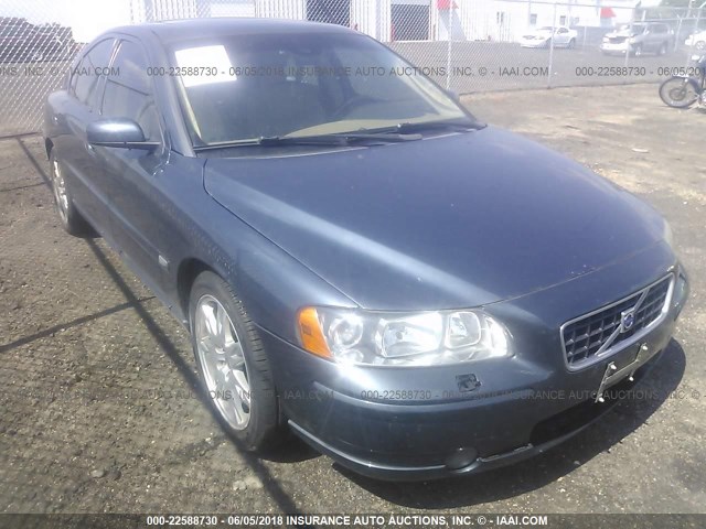 YV1RS592562521015 - 2006 VOLVO S60 2.5T BLUE photo 1
