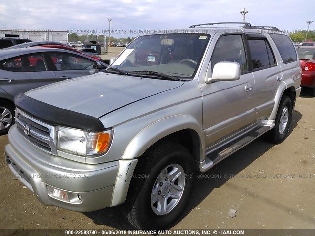 JT3HN87RXX9028387 - 1999 TOYOTA 4RUNNER LIMITED SILVER photo 2