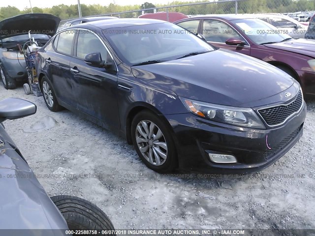 5XXGN4A7XEG280146 - 2014 KIA OPTIMA EX BLACK photo 1