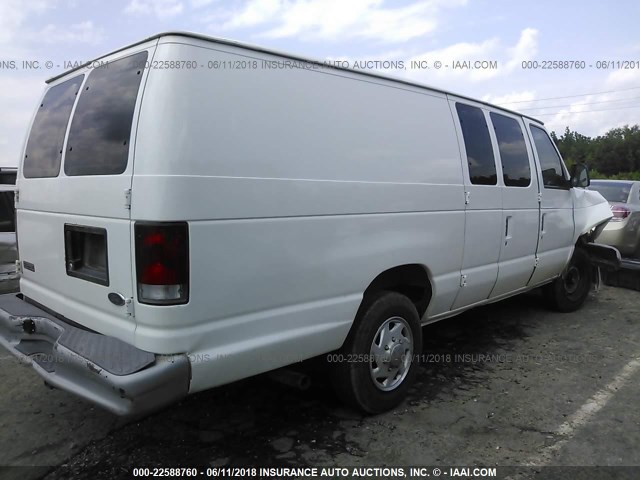 1FTNS24L6YHA05281 - 2000 FORD ECONOLINE E250 VAN WHITE photo 4