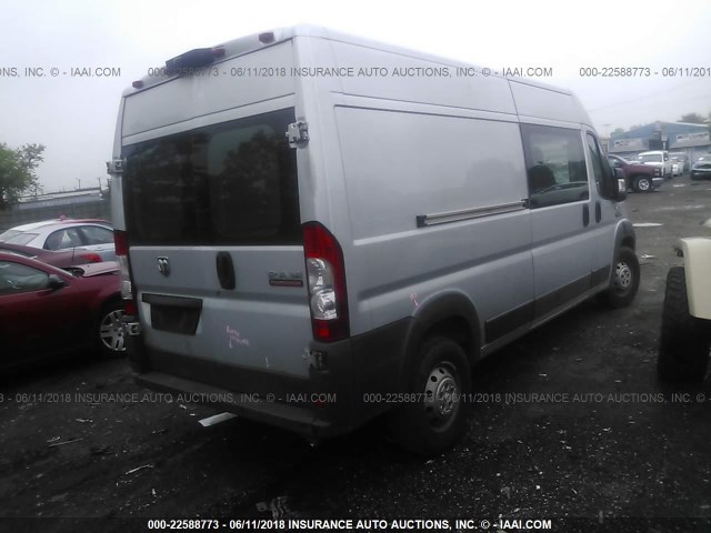 3C6TRVDG5EE115030 - 2014 RAM PROMASTER 2500 2500 HIGH GRAY photo 4