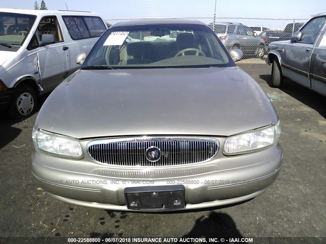 2G4WS52J311254391 - 2001 BUICK CENTURY CUSTOM TAN photo 6