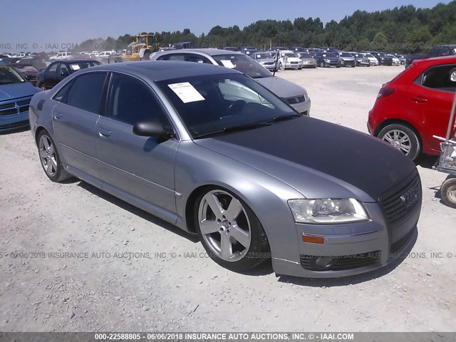 WAULL44EX6N007080 - 2006 AUDI A8 4.2 QUATTRO SILVER photo 1