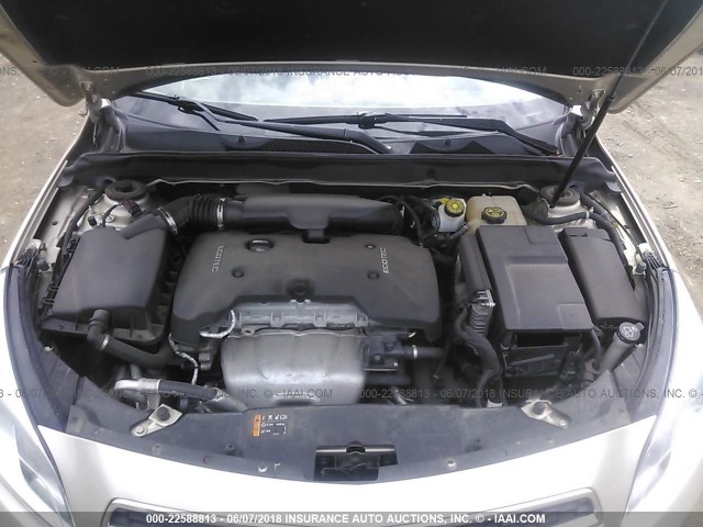 1G11B5SA6DF170909 - 2013 CHEVROLET MALIBU LS BEIGE photo 10
