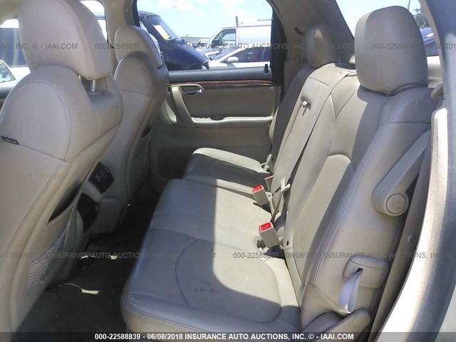 5GZER23797J144973 - 2007 SATURN OUTLOOK XR ოქროსფერი ფოტო 8