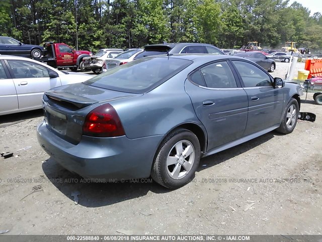 2G2WP552371138809 - 2007 PONTIAC GRAND PRIX Light Blue photo 4